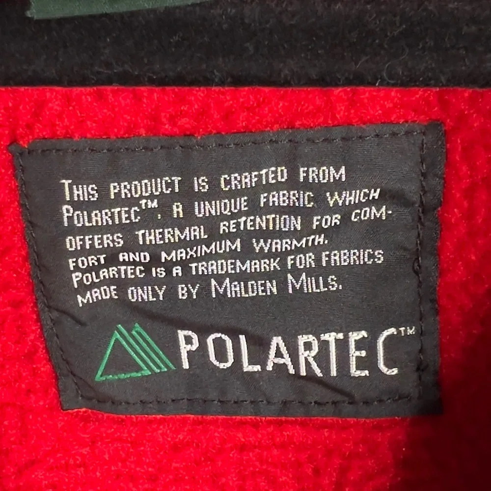 Vtg 90s‎ Polo Ralph Lauren Country Medium Hi-Tech Sportsman Polartec Zip Fleece